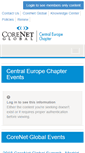 Mobile Screenshot of centraleurope.corenetglobal.org