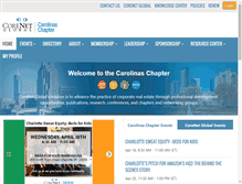 Tablet Screenshot of carolinas.corenetglobal.org