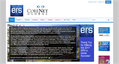 Desktop Screenshot of ers.corenetglobal.org